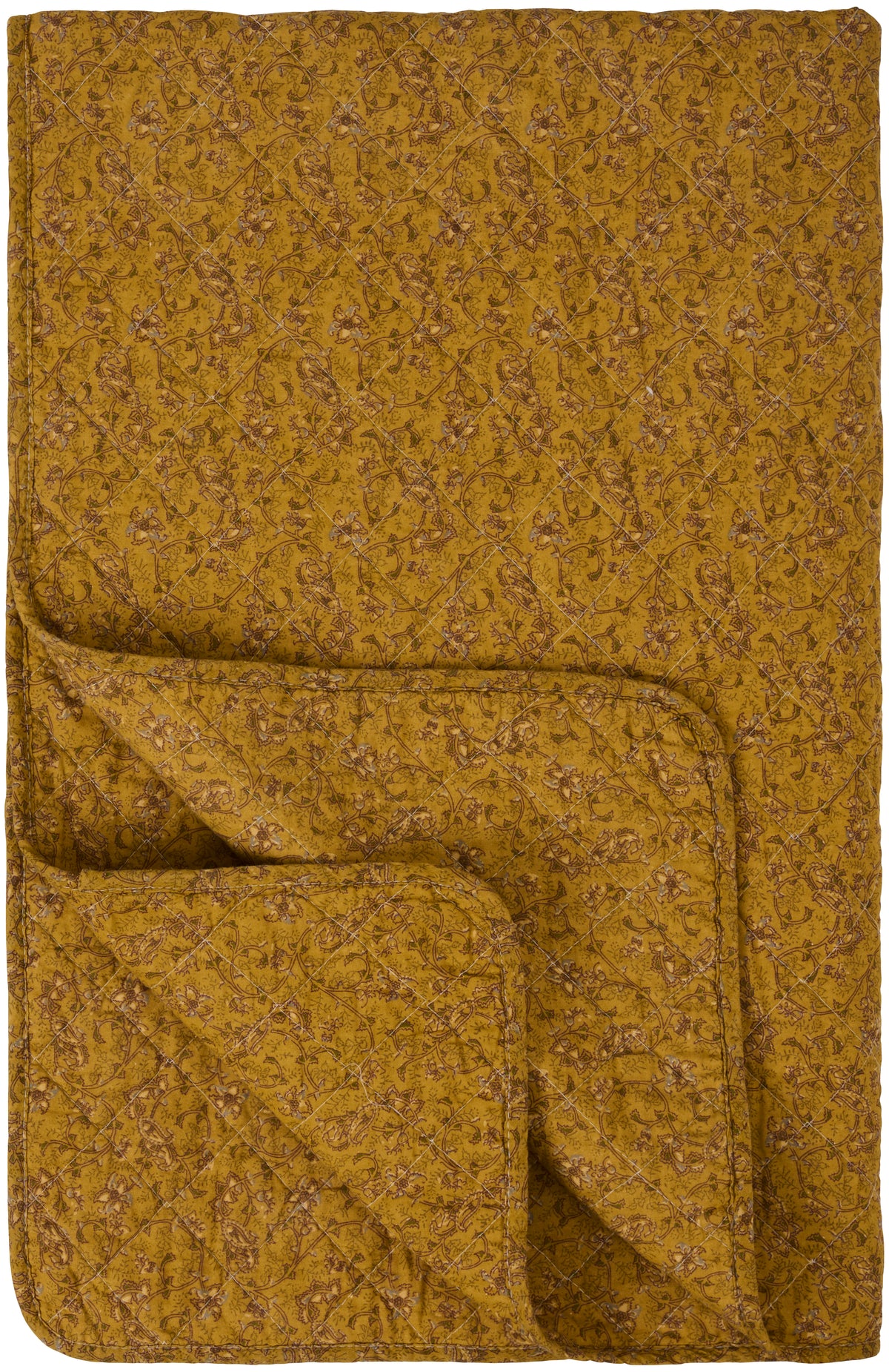 Ib Laursen torkkupeitto 130x180cm sinapinkeltainen