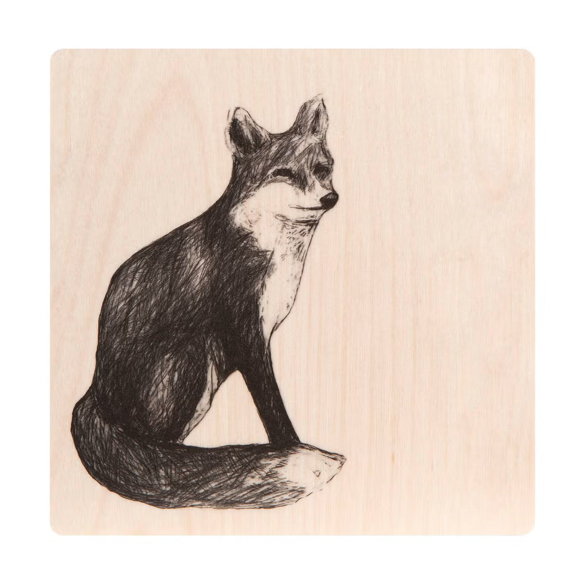 Miiko pannunalunen Kettu. 17x17 cm