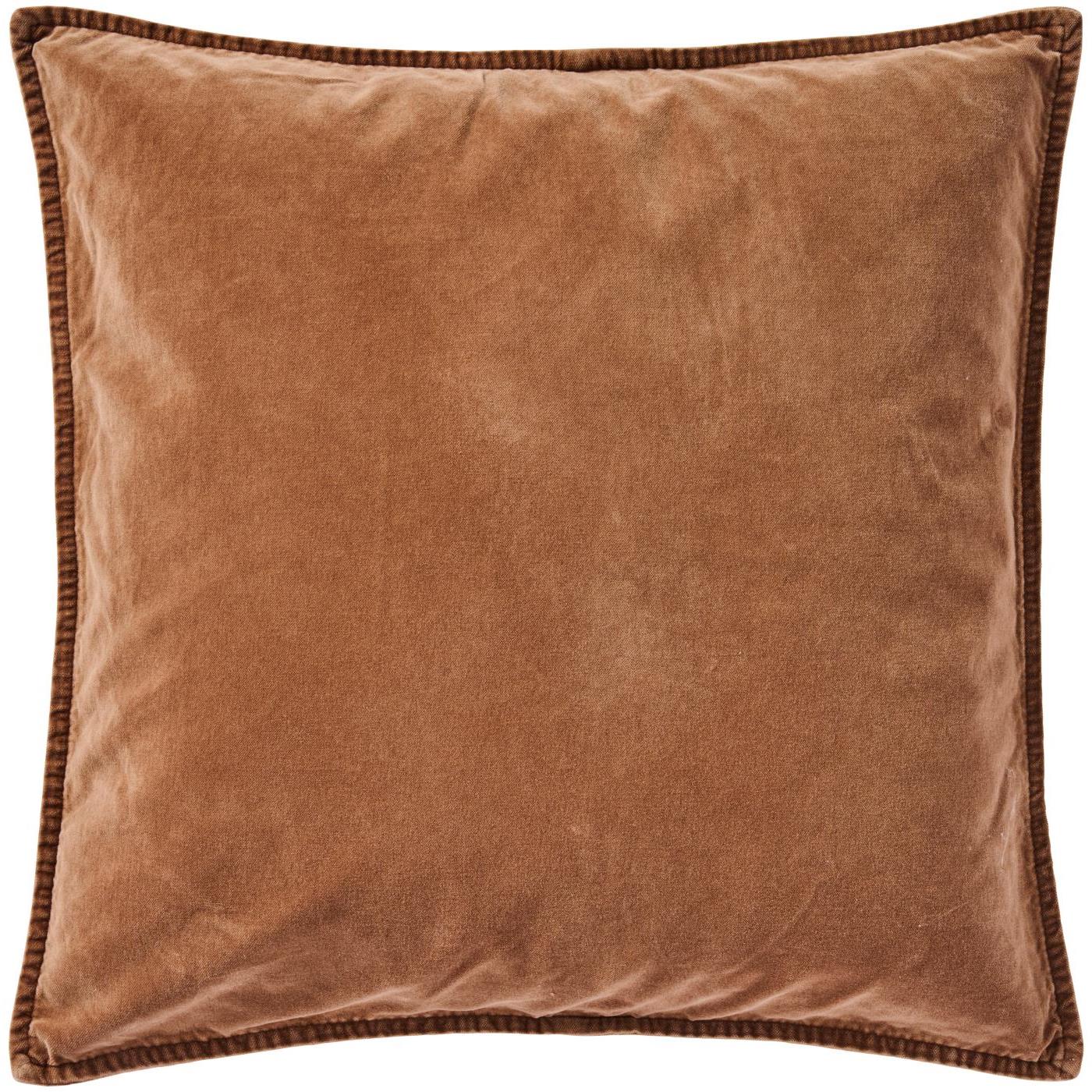 Ib Laursen samettityynynpäällinen 52x52cm Camel